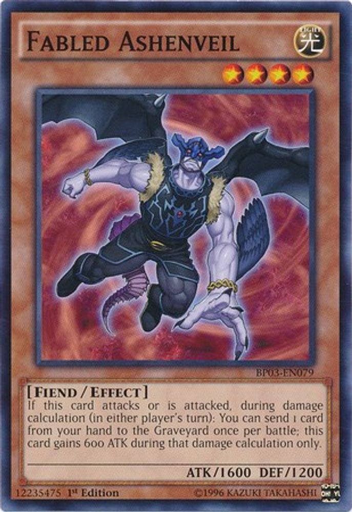 Fabled Ashenveil (BP03-EN079) - Common