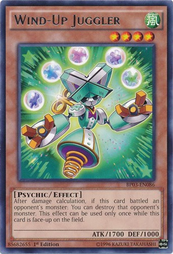 Wind-Up Juggler (BP03-EN086) - Rare