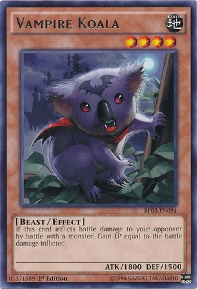 Vampire Koala (BP03-EN094) - Rare
