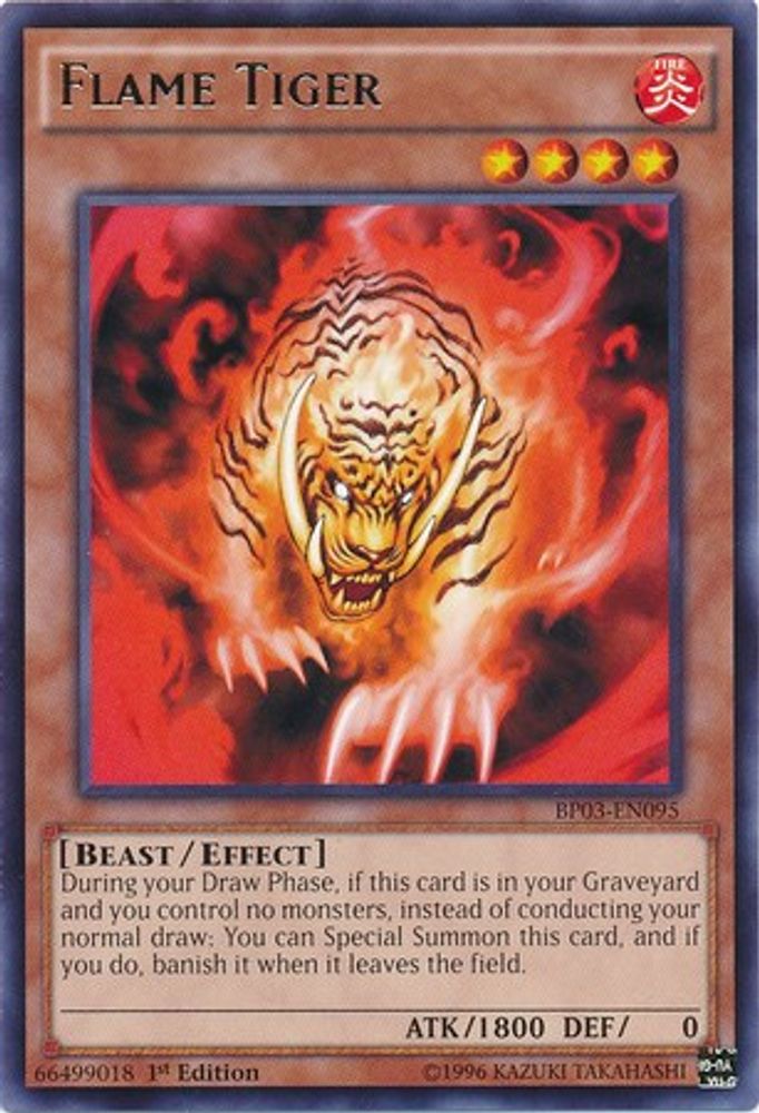 Flame Tiger (BP03-EN095) - Rare