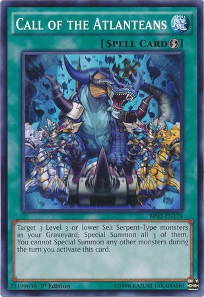 Call of the Atlanteans (BP03-EN178) - Common