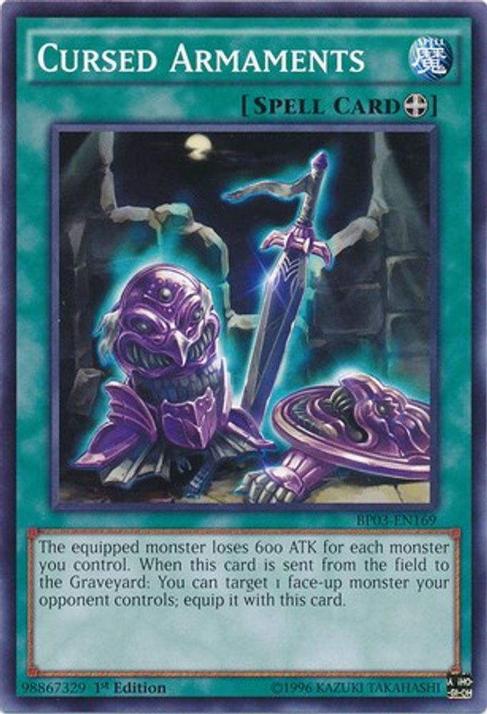 Cursed Armaments (BP03-EN169) - Common