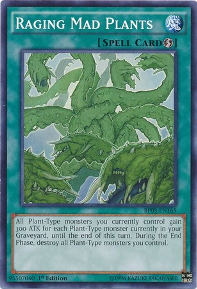 Raging Mad Plants (BP03-EN165) - Common