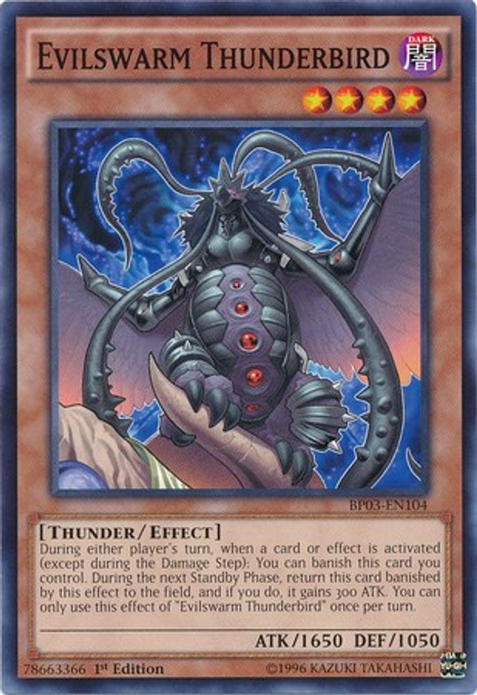Evilswarm Thunderbird [BP03-EN104] Commun 