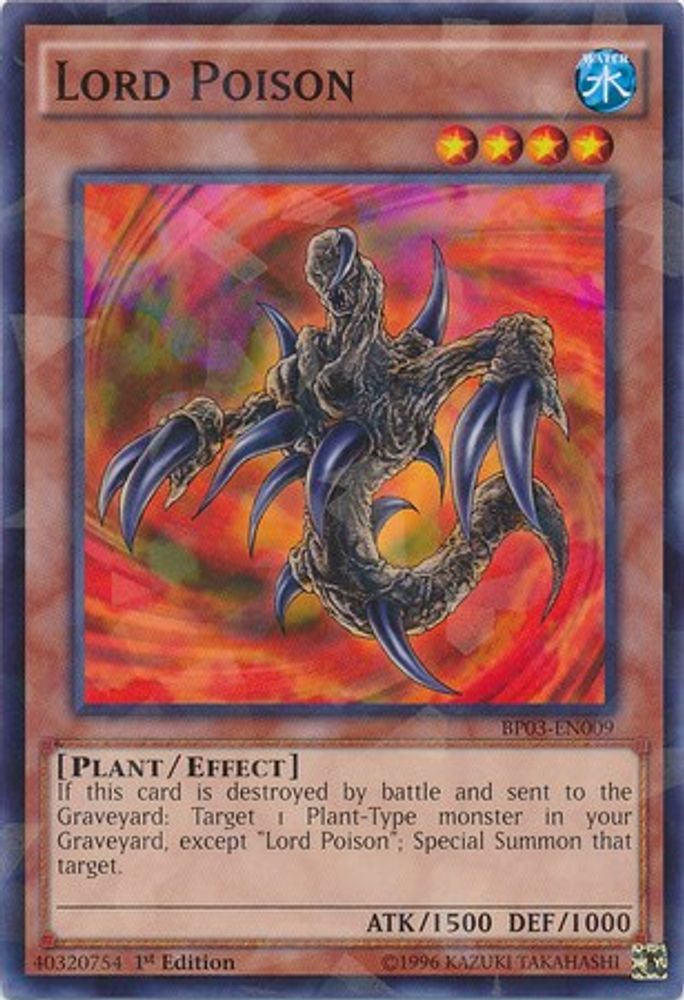 Lord Poison (Shatterfoil) (BP03-EN009) - Shatterfoil Rare