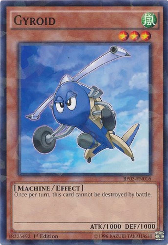 Gyroid (Shatterfoil) (BP03-EN016) - Shatterfoil Rare