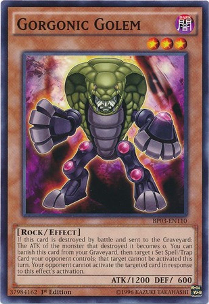 Golem gorgonique [BP03-EN110] Commun 
