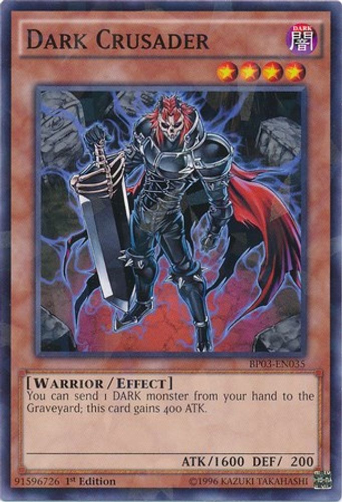 Dark Crusader [BP03-EN035] Shatterfoil Rare 