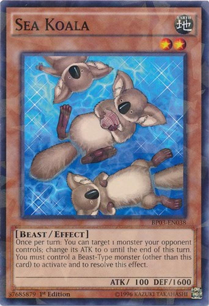 Koala de mer [BP03-EN038] Shatterfoil Rare 