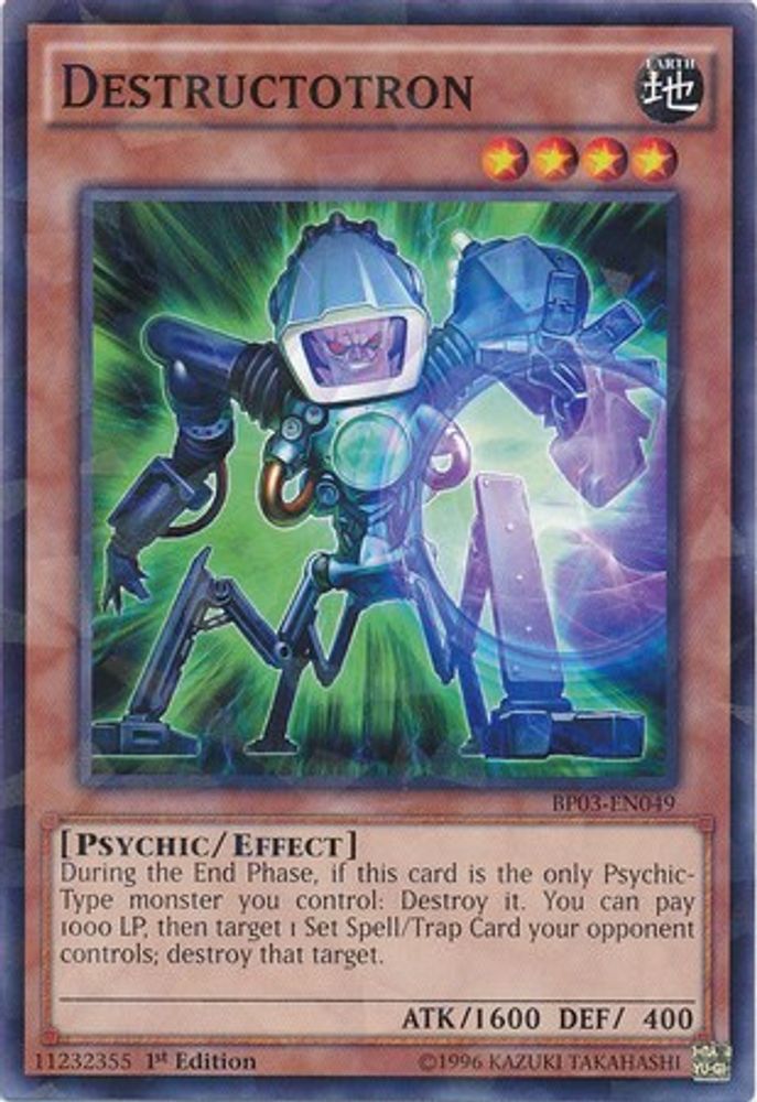 Destructotron (Shatterfoil) (BP03-EN049) - Shatterfoil Rare