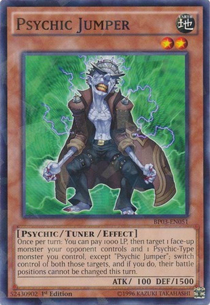 Psychic Jumper (Shatterfoil) (BP03-EN051) - Shatterfoil Rare