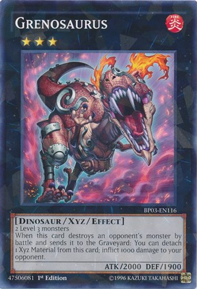 Grenosaure [BP03-EN116] Shatterfoil Rare 