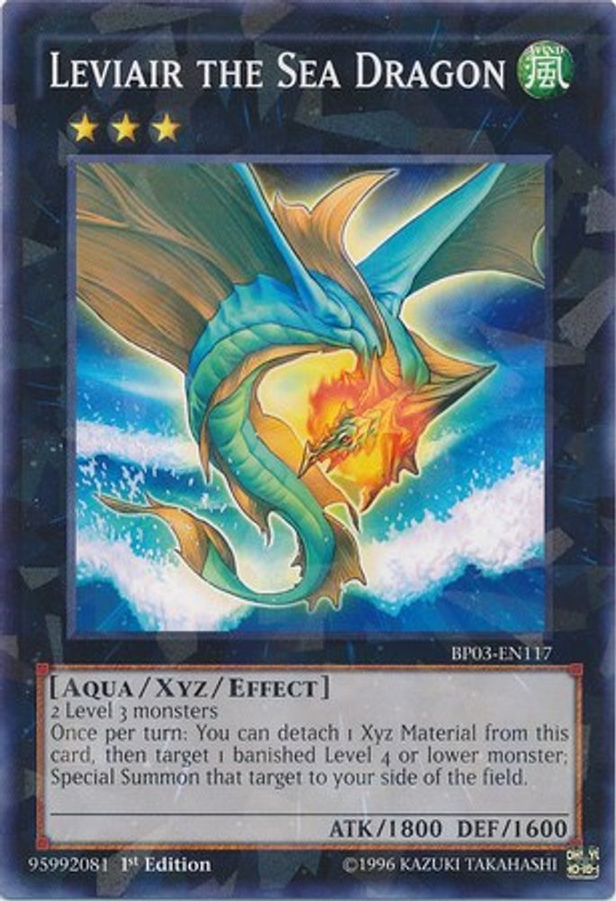 Leviair the Sea Dragon (Shatterfoil) (BP03-EN117) - Shatterfoil Rare