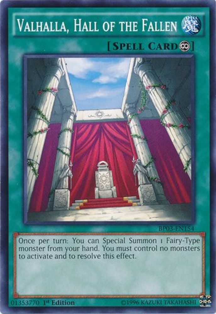 Valhalla, Hall of the Fallen (BP03-EN154) - Common
