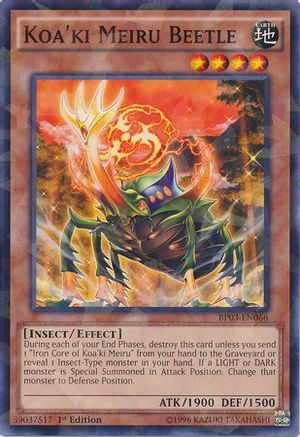 Koa'ki Meiru Beetle [BP03-EN066] Shatterfoil Rare