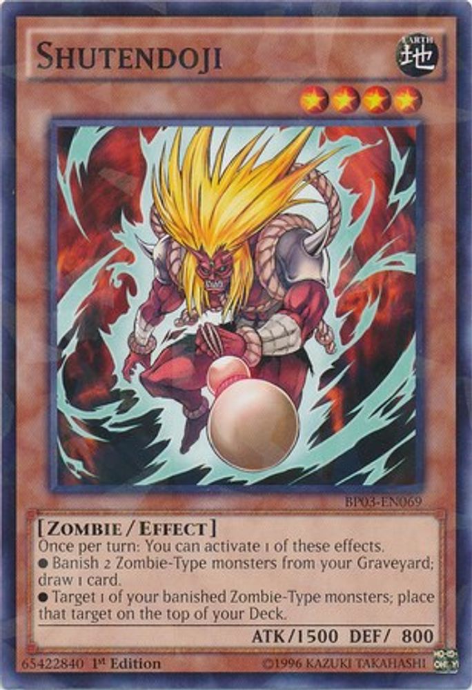 Shutendoji (Shatterfoil) (BP03-EN069) - Shatterfoil Rare