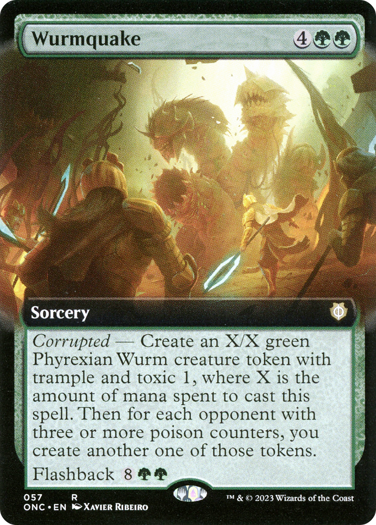 Wurmquake (Extended Art) [Phyrexia : Tous seront un seul commandant] 