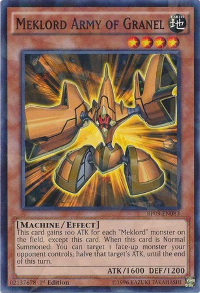 Meklord Armée de Granel [BP03-EN083] Shatterfoil Rare 