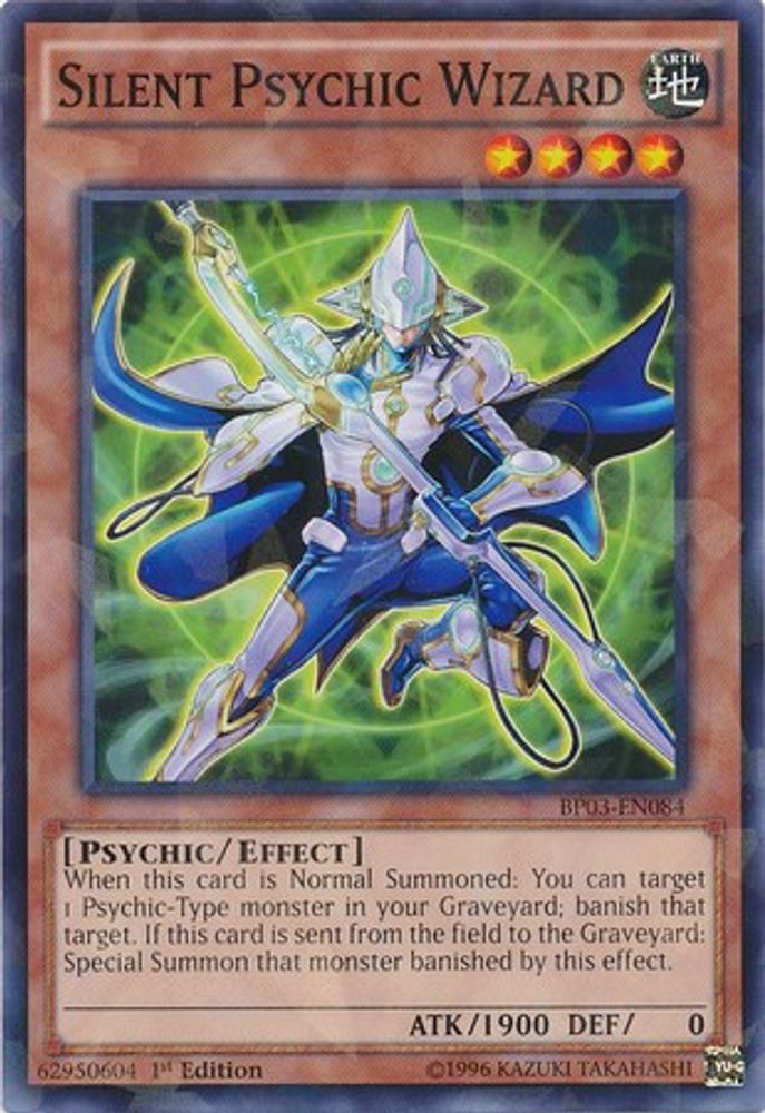 Sorcier psychique silencieux [BP03-EN084] Shatterfoil Rare 