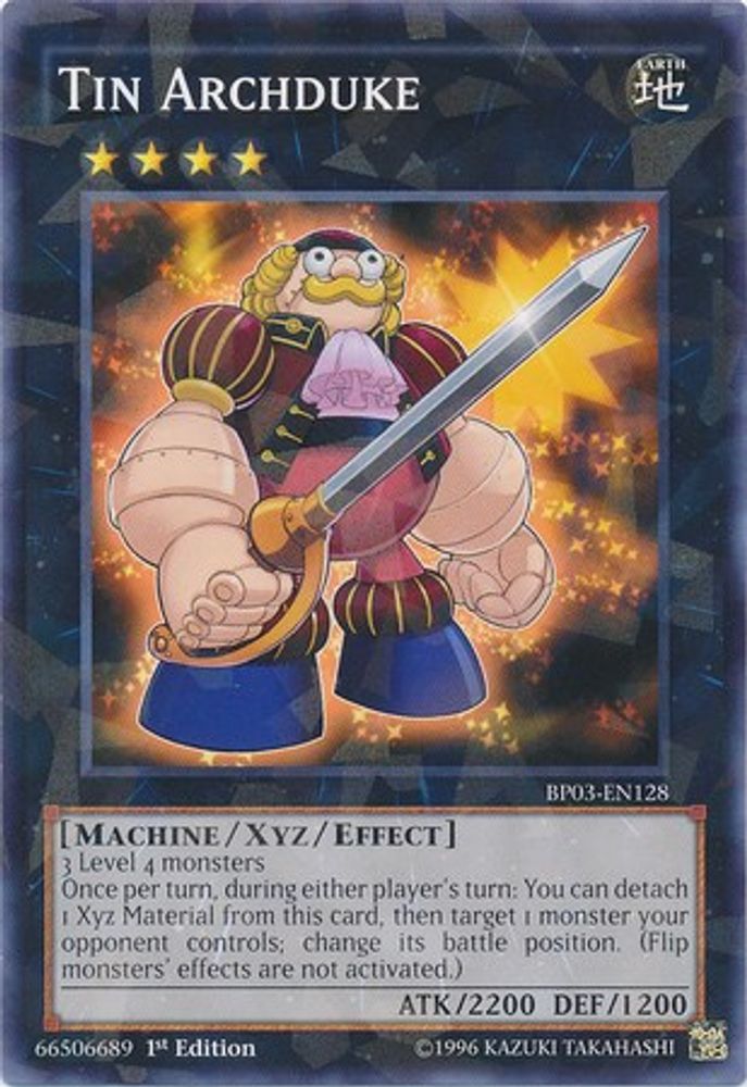 Tin Archduke (Shatterfoil) (BP03-EN128) - Shatterfoil Rare