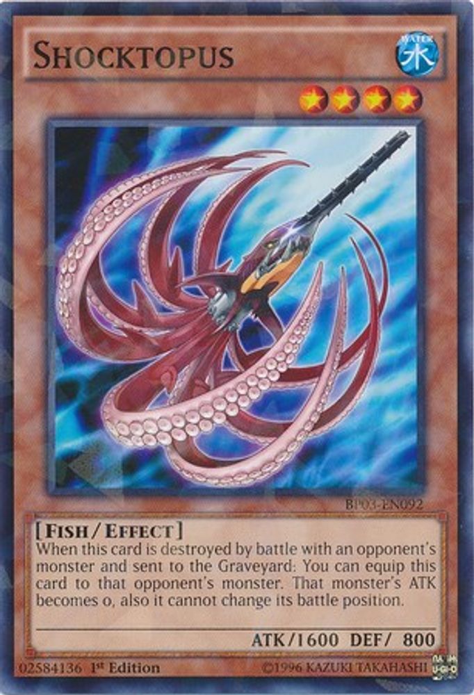 Shocktopus (Shatterfoil) (BP03-EN092) - Shatterfoil Rare