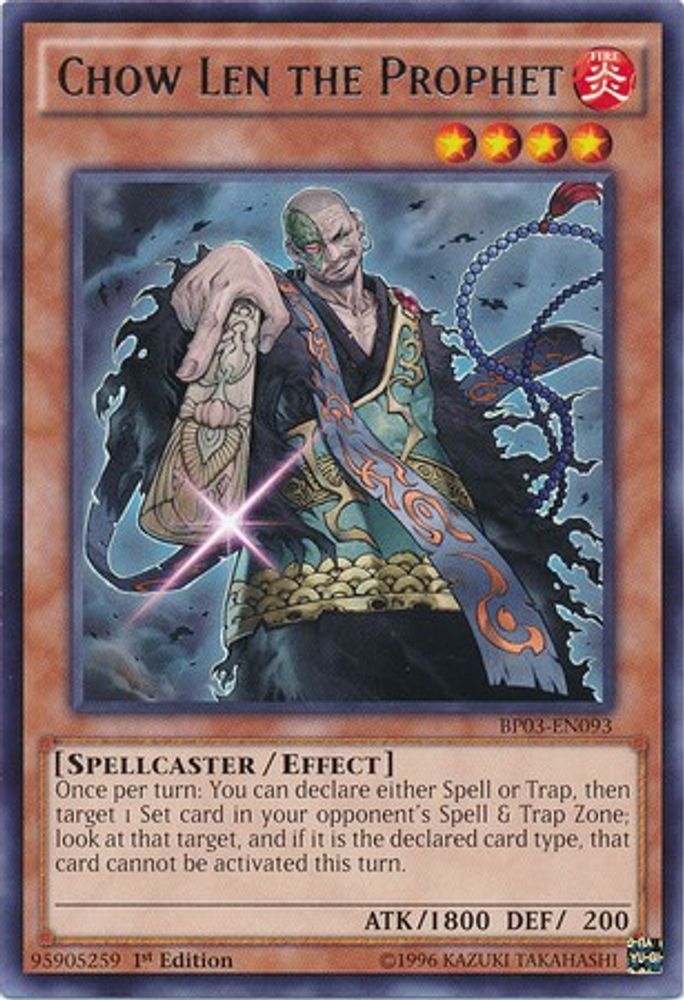 Chow Len the Prophet (BP03-EN093) - Rare