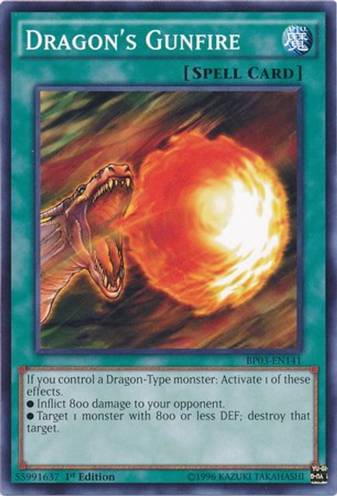 Tirs du dragon [BP03-EN141] Commun 