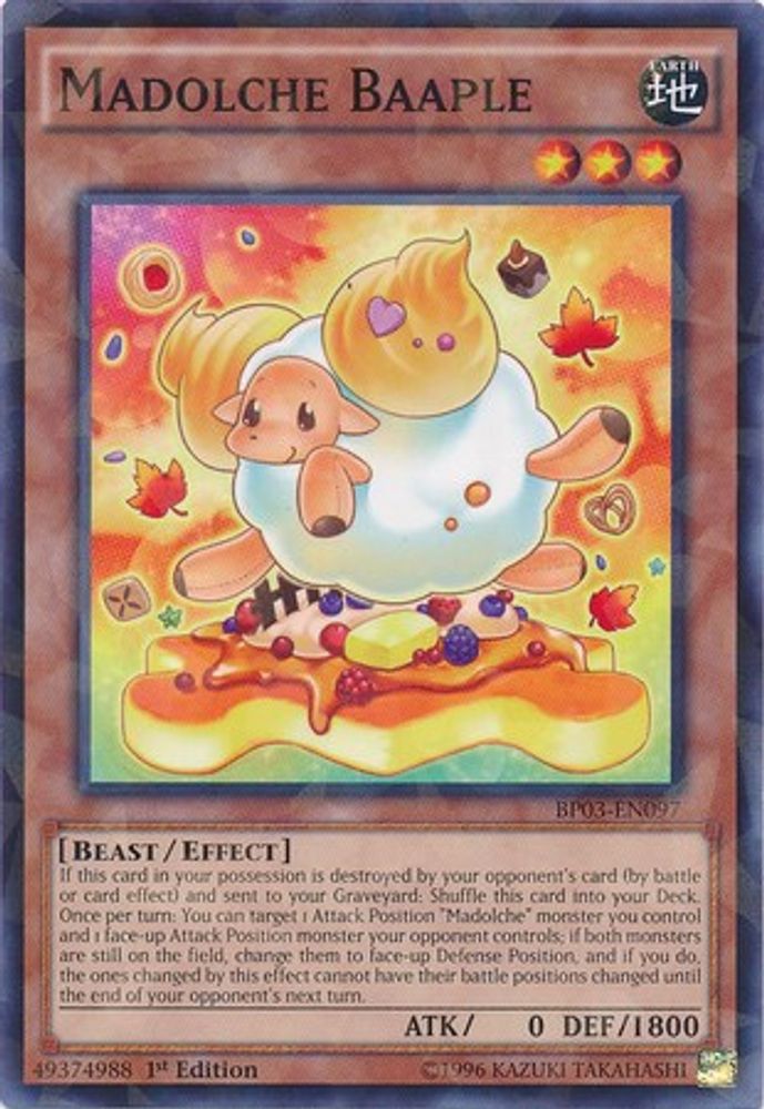Madolche Baaple (Shatterfoil) (BP03-EN097) - Shatterfoil Rare