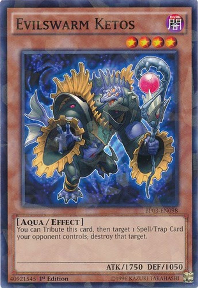 Evilswarm Ketos [BP03-EN098] Shatterfoil Rare 