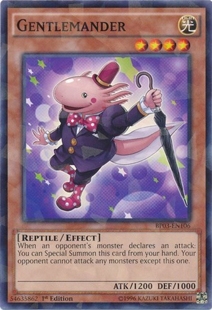 Gentlemander (Shatterfoil) (BP03-EN106) - Shatterfoil Rare