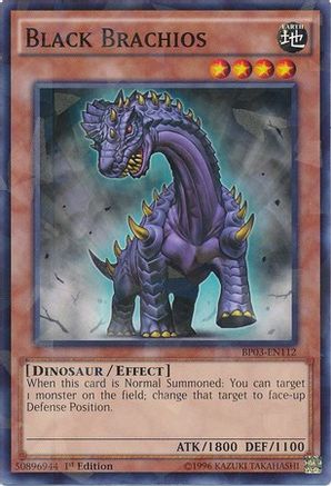 Brachios noirs [BP03-EN112] Shatterfoil Rare 