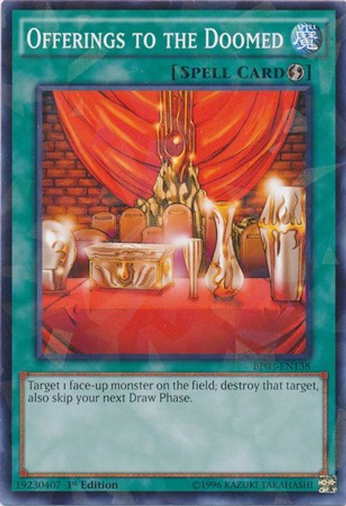 Offrandes aux condamnés [BP03-EN138] Shatterfoil Rare 