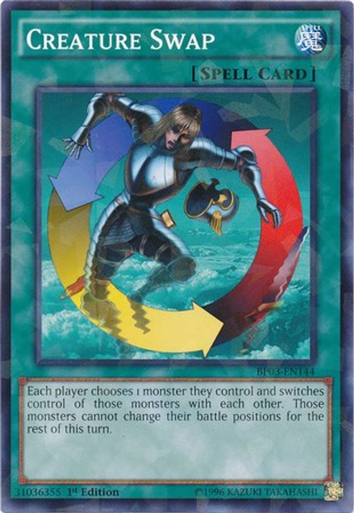 Creature Swap (Shatterfoil) (BP03-EN144) - Shatterfoil Rare