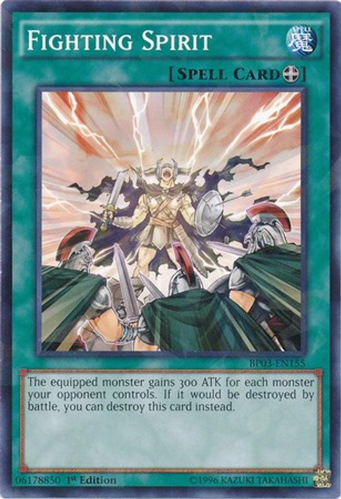 Esprit combatif [BP03-EN155] Shatterfoil Rare 