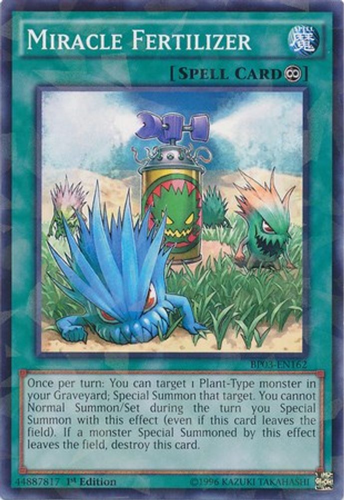 Miracle Fertilizer (Shatterfoil) (BP03-EN162) - Shatterfoil Rare
