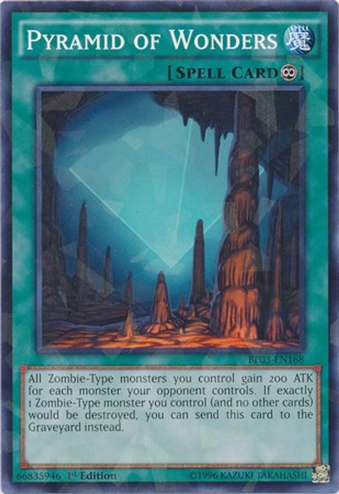 Pyramid of Wonders (Shatterfoil) (BP03-EN168) - Shatterfoil Rare
