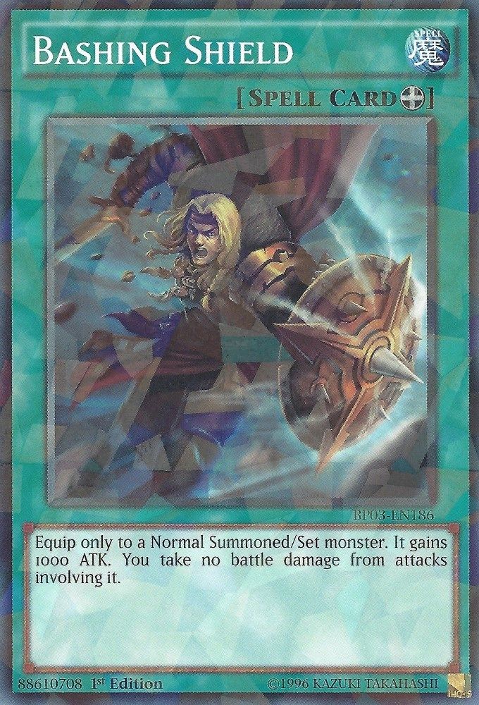 Bouclier Bashing [BP03-EN186] Shatterfoil Rare 