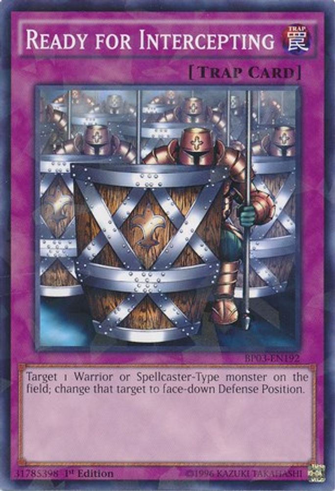 Ready for Intercepting (Shatterfoil) (BP03-EN192) - Shatterfoil Rare