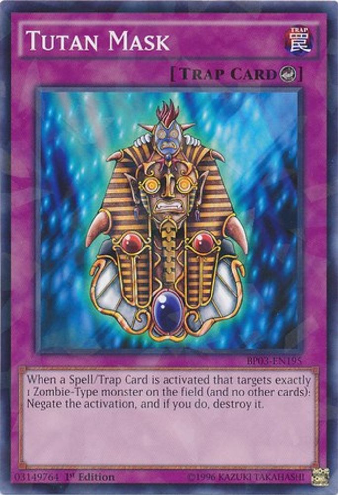 Tutan Mask (Shatterfoil) (BP03-EN195) - Shatterfoil Rare