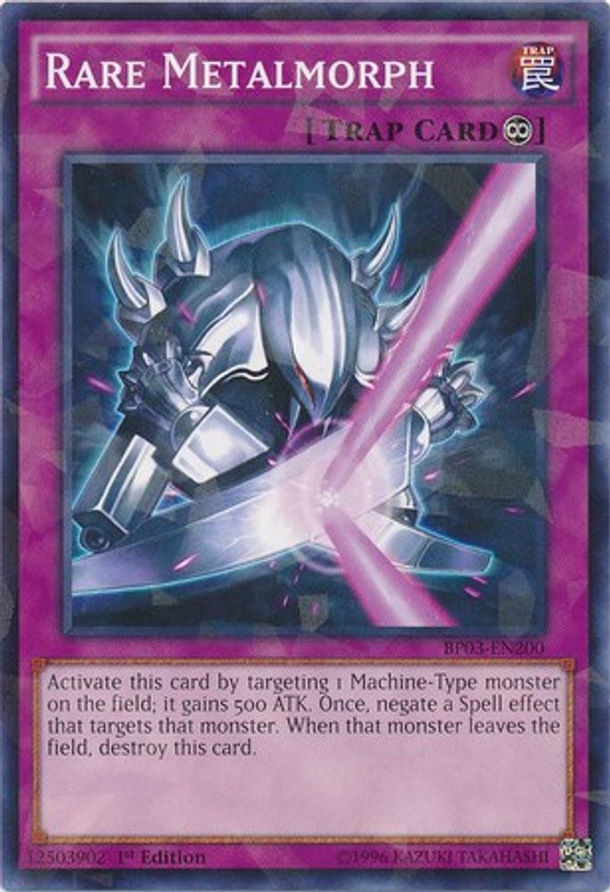 Rare Metalmorph (Shatterfoil) (BP03-EN200) - Shatterfoil Rare