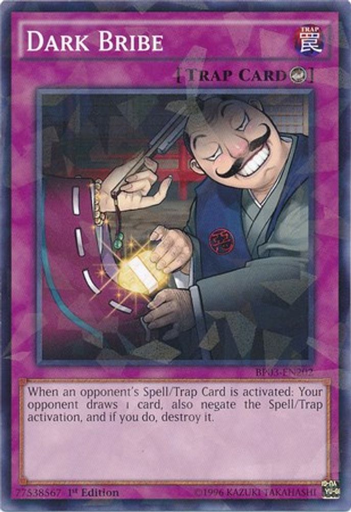 Dark Bribe (Shatterfoil) (BP03-EN202) - Shatterfoil Rare
