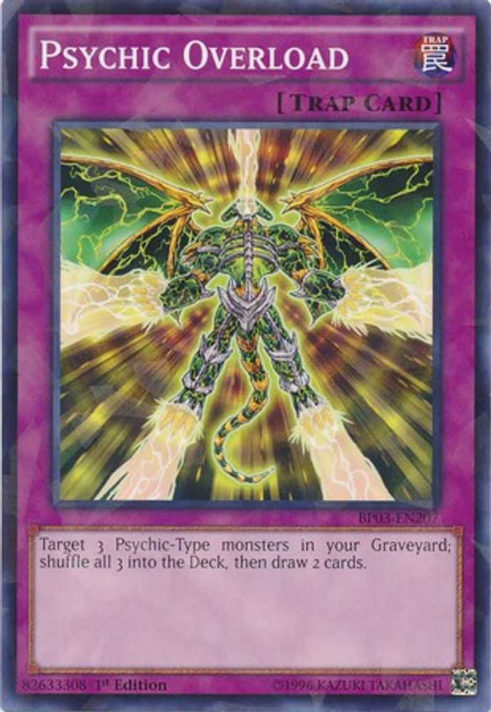 Psychic Overload (Shatterfoil) (BP03-EN207) - Shatterfoil Rare