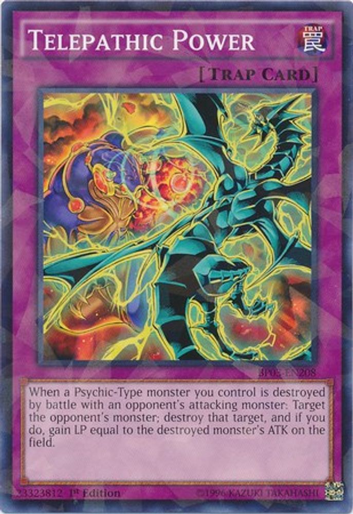 Telepathic Power (Shatterfoil) (BP03-EN208) - Shatterfoil Rare