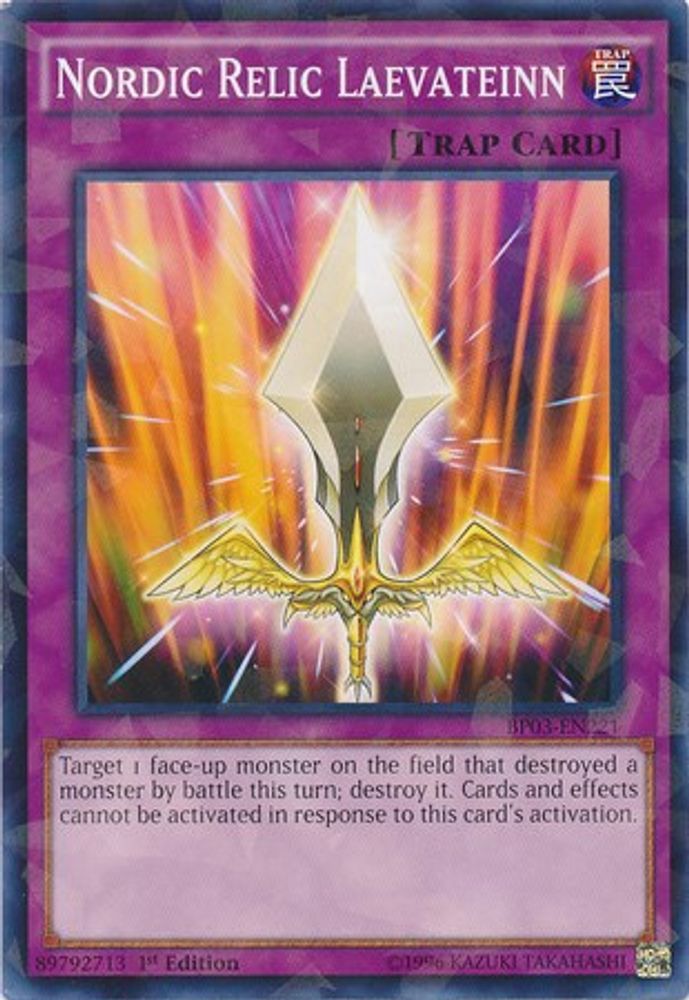 Nordic Relic Laevateinn (Shatterfoil) (BP03-EN221) - Shatterfoil Rare