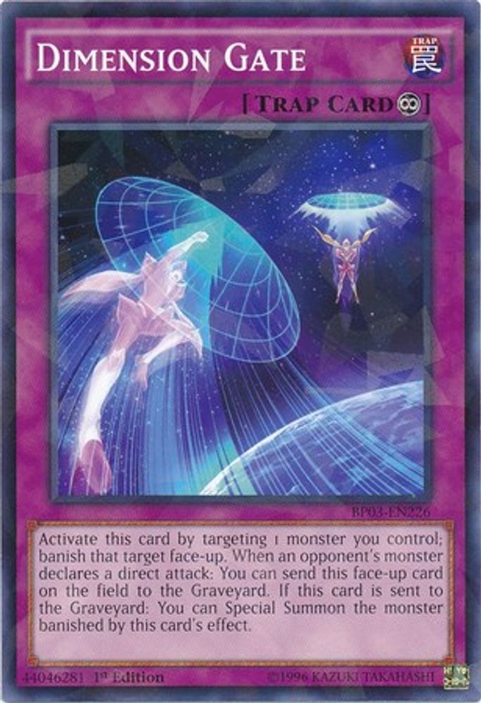 Dimension Gate (Shatterfoil) (BP03-EN226) - Shatterfoil Rare