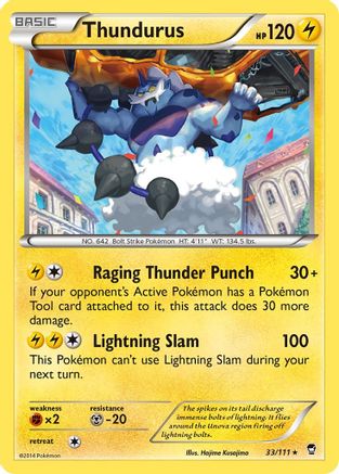 Thundurus 033  - Rare