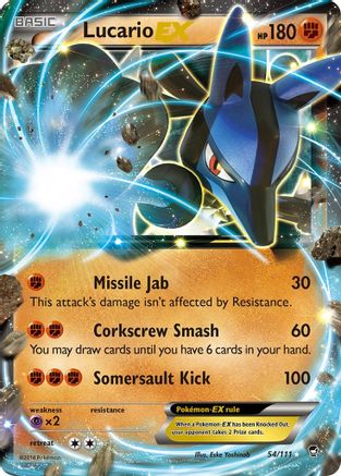 Lucario EX 054  - Holofoil - Ultra Rare