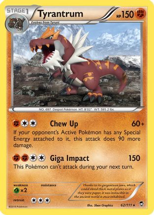 Tyrantrum 062  - Rare