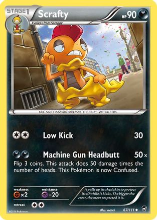 Scrafty 067  - Uncommon