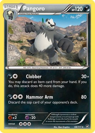 Pangoro 068  - Rare